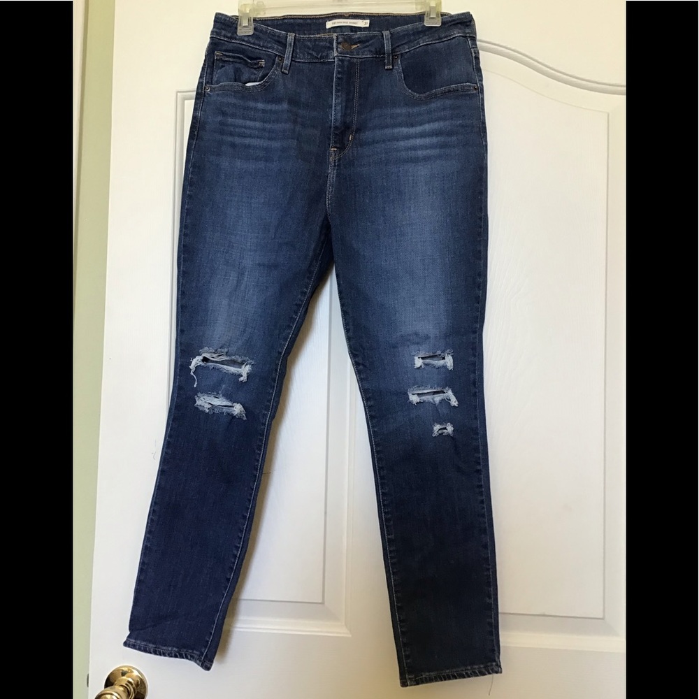 Levi Strauss 721 High Rise Skinny Jeans
